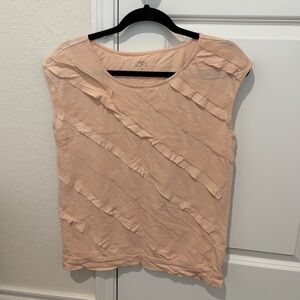 LOFT Women's Blush Textured Blouse